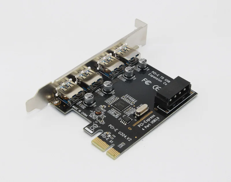 4 портовая плата расширения PCIE USB 3 0 PCI Express адаптер Pcie USB3.0 5 Гб с Sata 15 контактный на