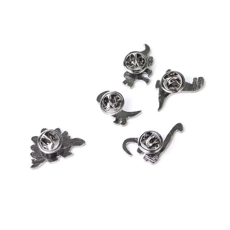 Эмалированные 3D броши для мужчин и женщин значки Динозавры в виде милых животных