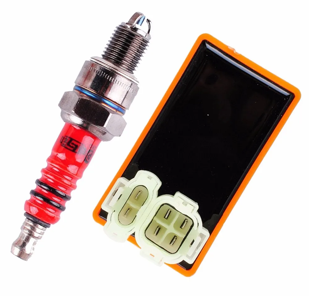 Knight Racing катушка зажигания 6 контактов AC CDI Коробка Свеча A7TC подходит китайский GY6