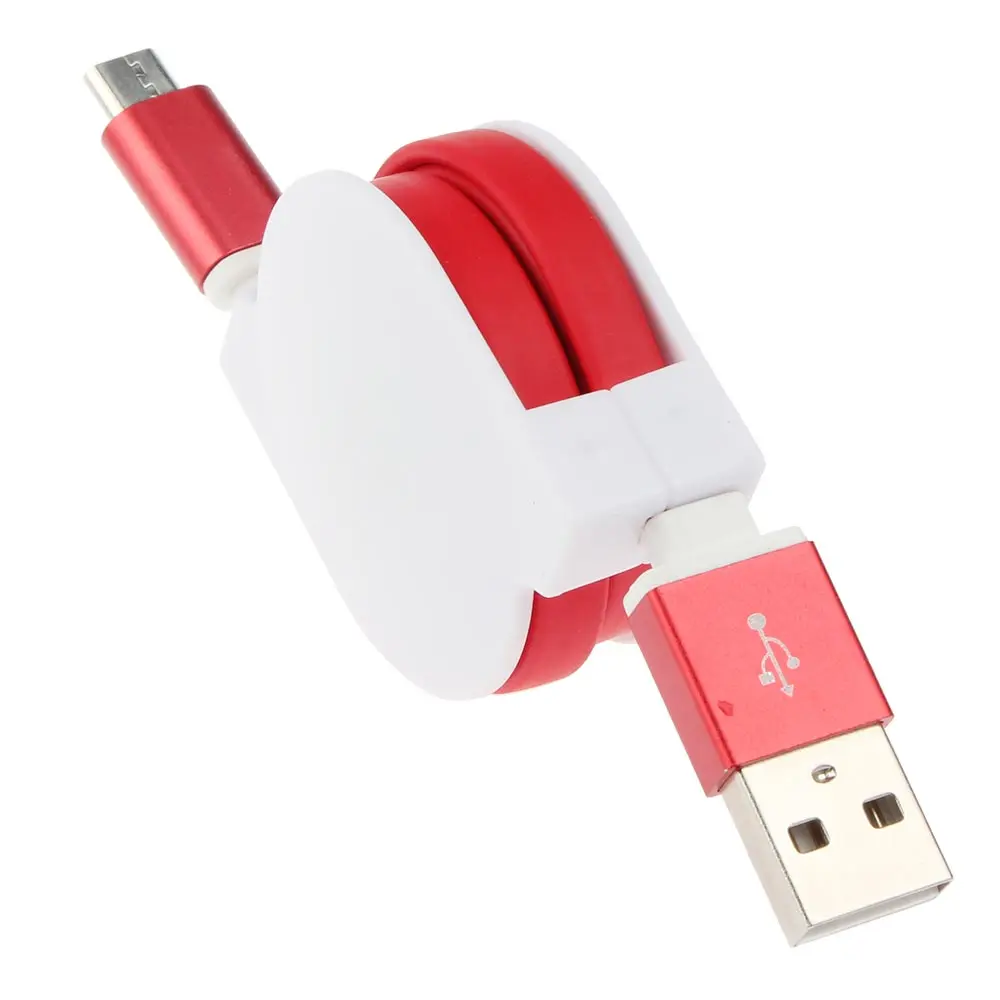 1 метр Выдвижной Micro USB синхронизации данных зарядный кабель для LG samsung S4 Android