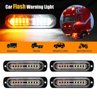 led strobe warning light grille flashing breakdown emergency light ultra thin car truck side lamp traffic signal light 12v 24v
