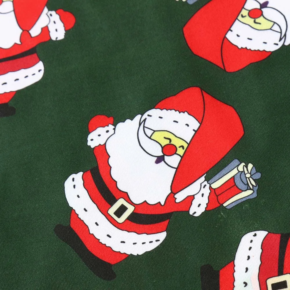 2019 Girls Dress Toddler Kid Baby Clothes Long Sleeve Children Clothing Cartoon Print christmas dress Dropshipping | Детская одежда и