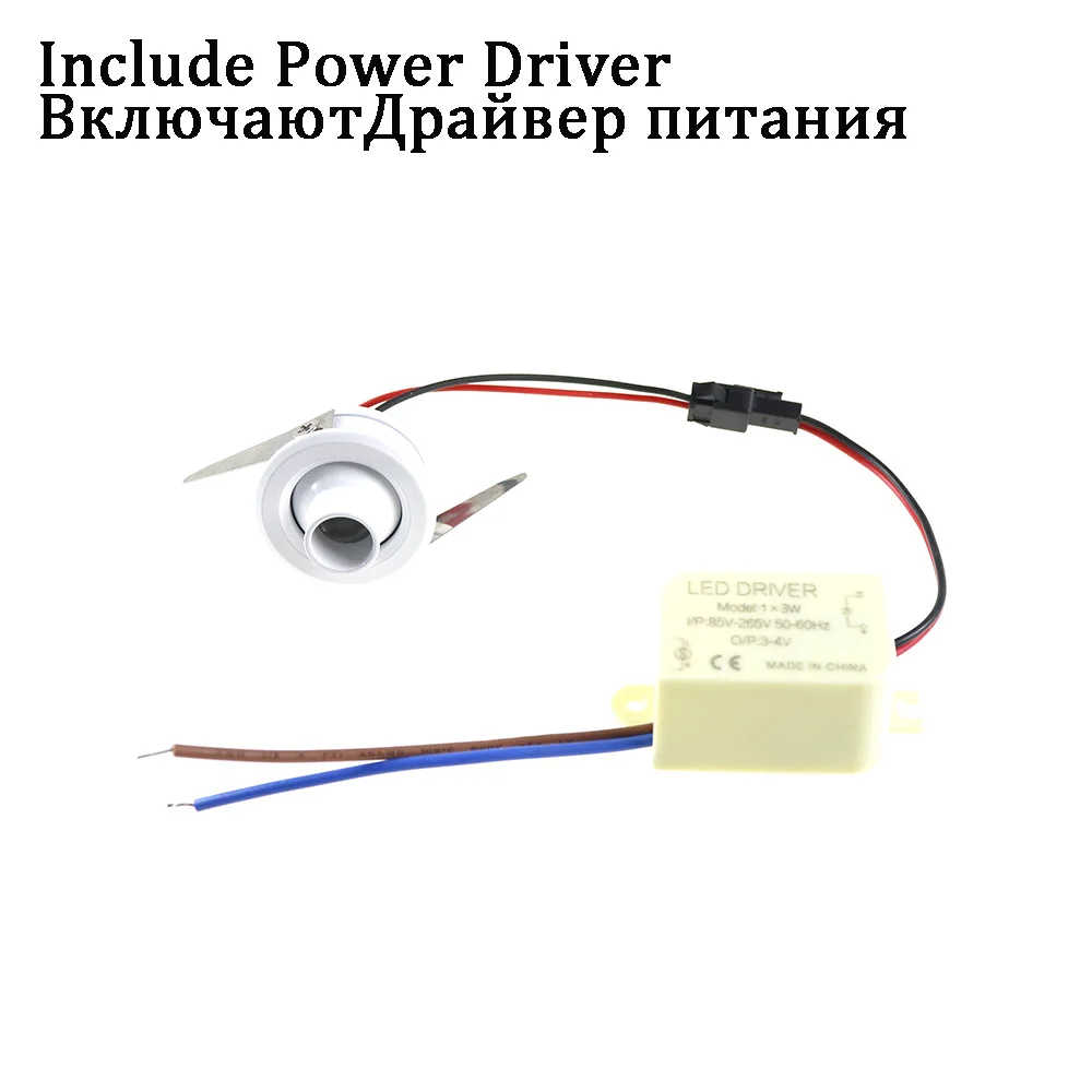 Мини Светильник направленного света 3 Вт 5 шт. регулируемый угол|mini downlight|downlight