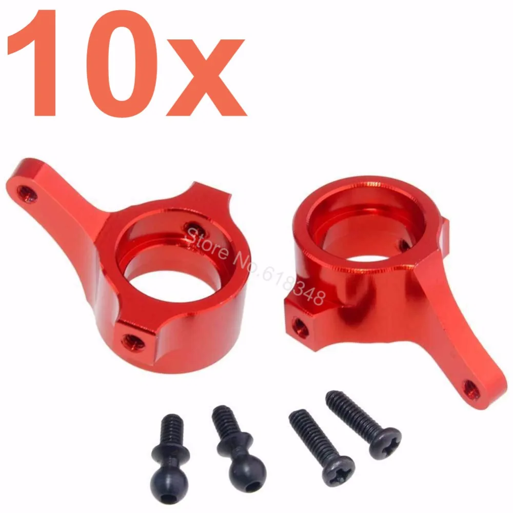 10 пар Alum сплав рулевой концентратор Перевозчик (L/R) для 1/18 Revel 24540 Scorch Hobbico Dromida BX MT SC4