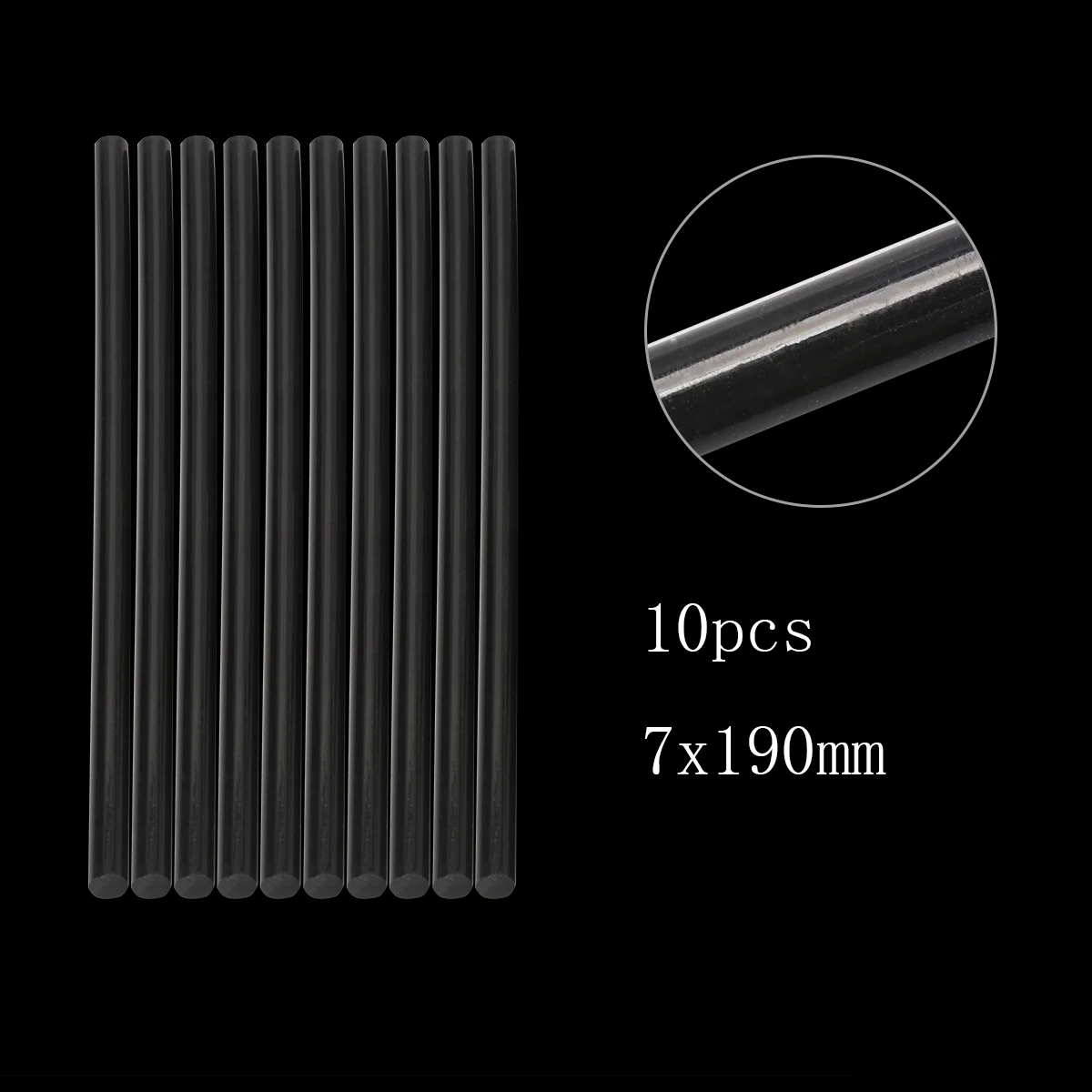 10 шт./компл. клей карандаши для электрического клеевого пистолета 7*190 мм|Клеевые