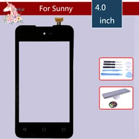 for wiko sunny sunny 2 sunny 2 plus touch screen digitizer sensor outer front glass lens panel replacement black
