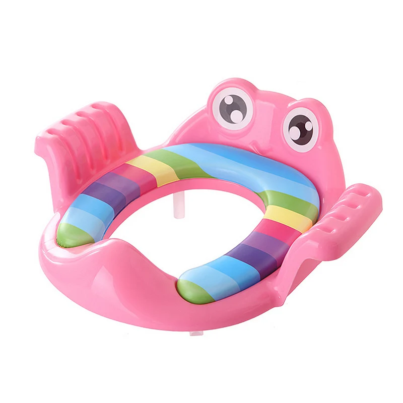 Экологичное детское мягкое сиденье для унитаза детский тренажер с ручкой туалет