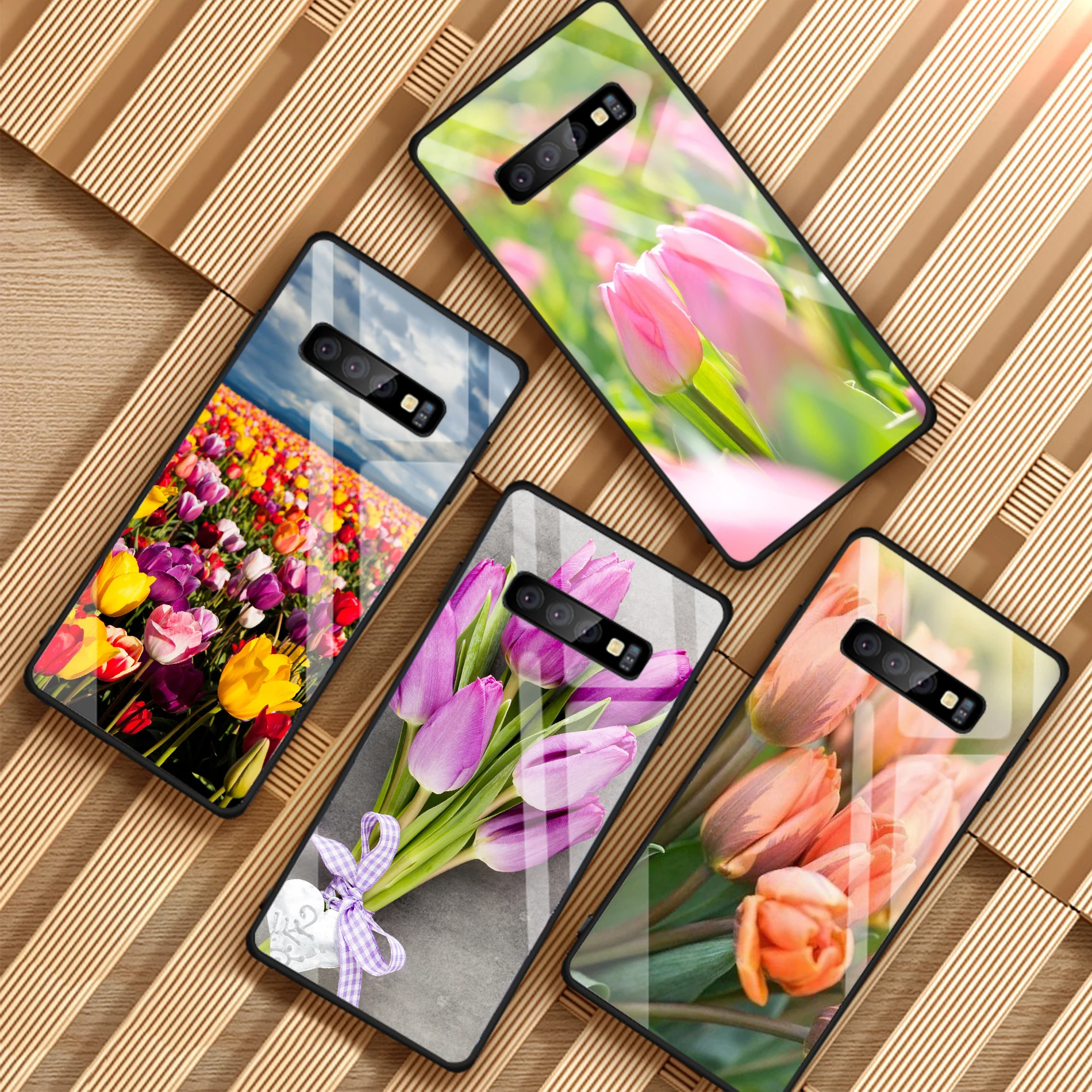 Чехол из закаленного стекла для Samsung Galaxy A6 A8 J6 J8 2018 S8 S9 S10 PLUS | Мобильные телефоны и