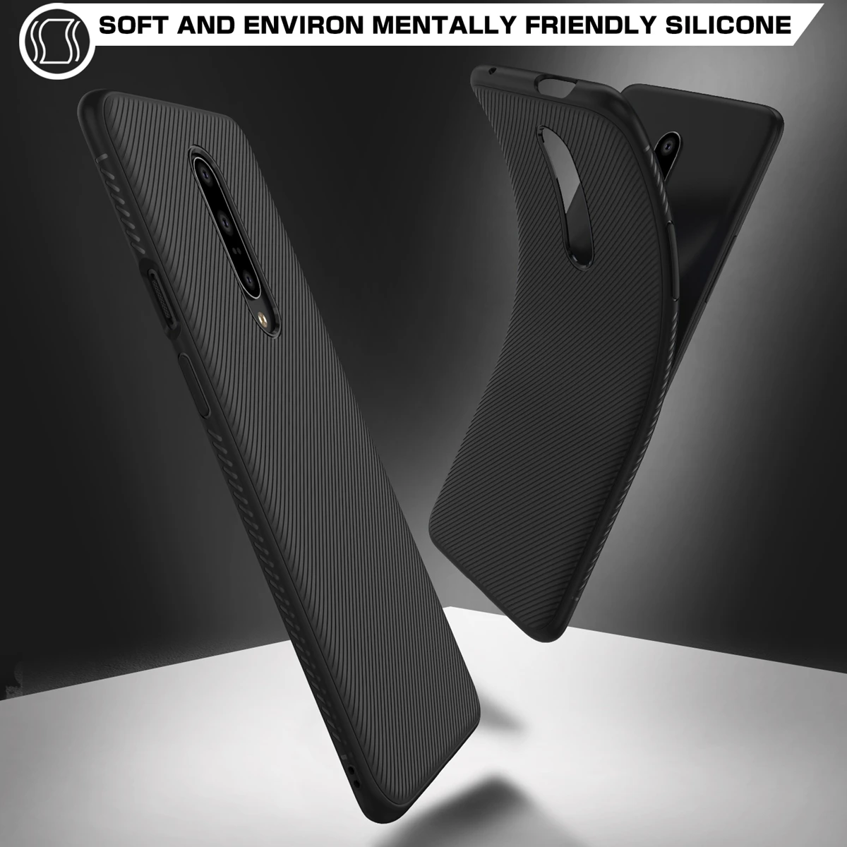 Для Oneplus 7 T 7 Pro Чехол силиконовый тонкий Матовый ТПУ текстурированный резиновый противоударный чехол One Plus 7 Pro 1+ 7 Oneplus 7 T 7 T Чехол Броня