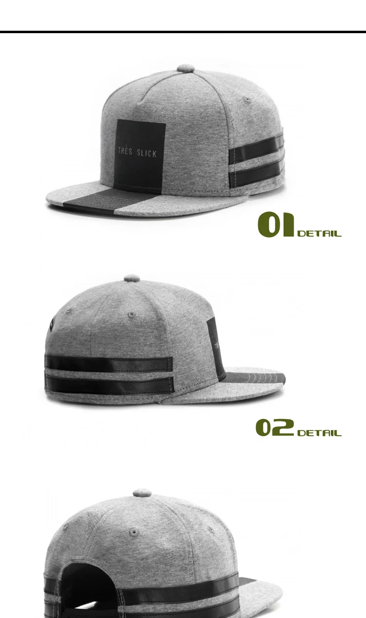 PANGKB бренд TRES SLICK CAP светильник Серый Хизер snapback шляпа Головной Убор Хип-хоп для мужчин и женщин для взрослых на открытом воздухе повседневная Кепка-бейсболка от солнца