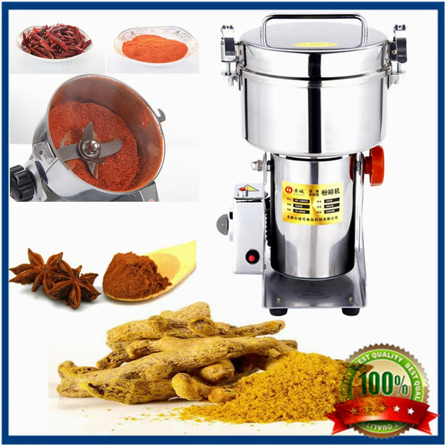 Электрическая мельница для трав/муки 1000 г 110 В/220 В|powder grinder|electric spicesalt grinder electric |