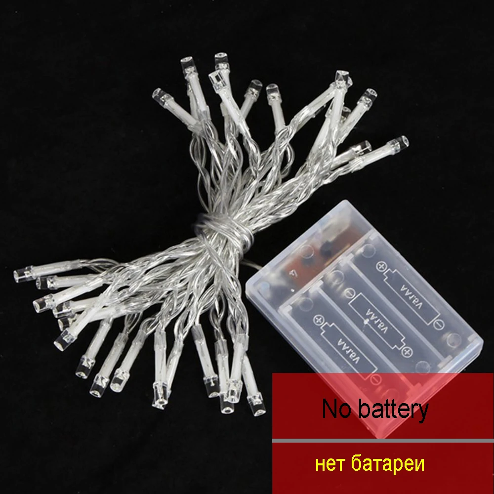 Празднисветильник светодиодная гирлянда 1-5 м 10-50 светодиодов отличное украшение