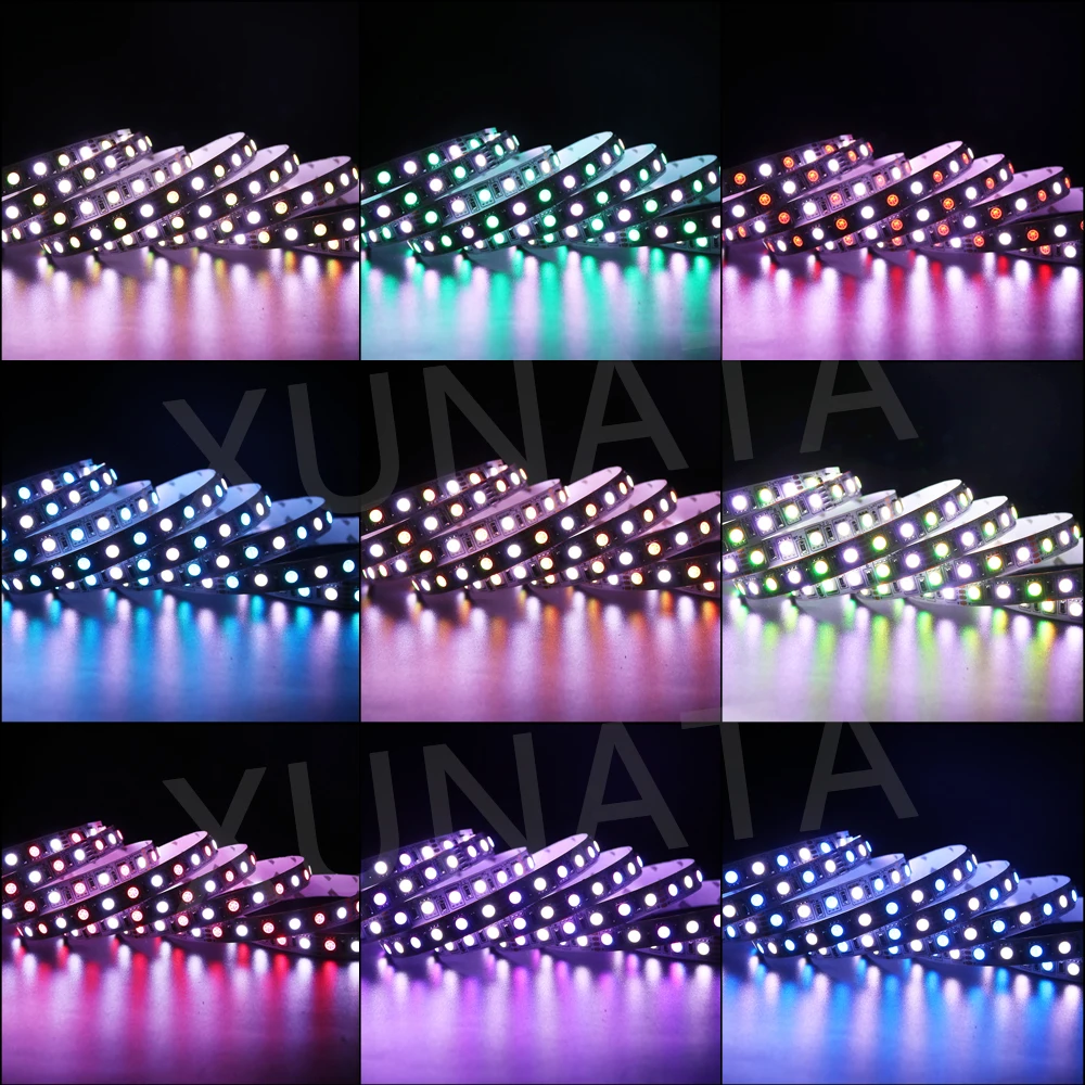 

High Brightness 5050 96Leds/M 5M/lot Waterproof DC12V RGBW RGBWW Flexible Light LED Strip