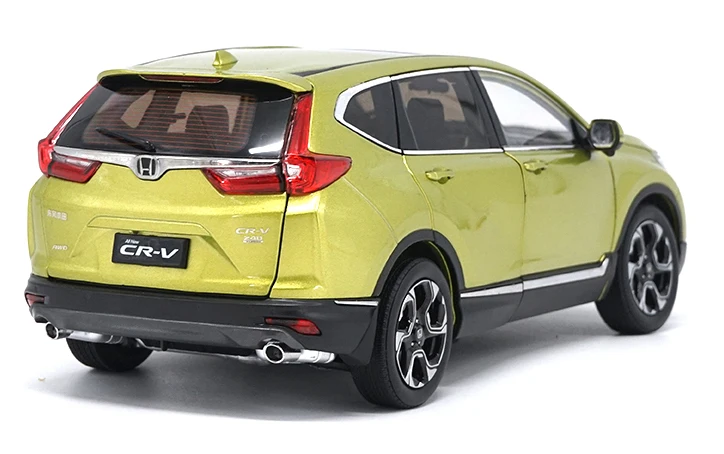 1:18 сплав игрушка Honda CRV модель автомобиля SUV белый желтый авторизованный подлинные детские игрушки подарки оригинальная коробка