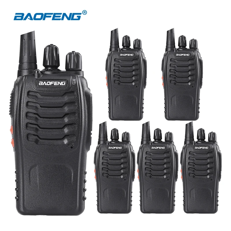 Рация Baofeng 888s с гарнитурой двусторонняя радиостанция аккумулятором Любительский
