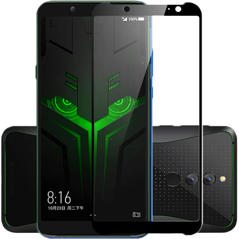 Защитное стекло на весь экран закаленное для Xiaomi Black Shark 2 Защитная пленка Helo Full