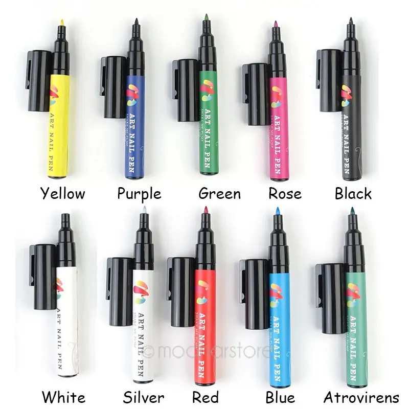 Новый 1 шт. ногтей Книги по искусству аксессуары Дизайн Живопись Рисунок пером