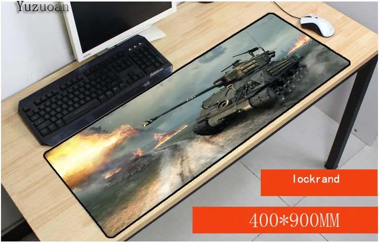 Коврик для мыши Yuzuoan World of Tanks 900x400mmX3 wot Pad to mouse Notbook компьютерный коврик популярный