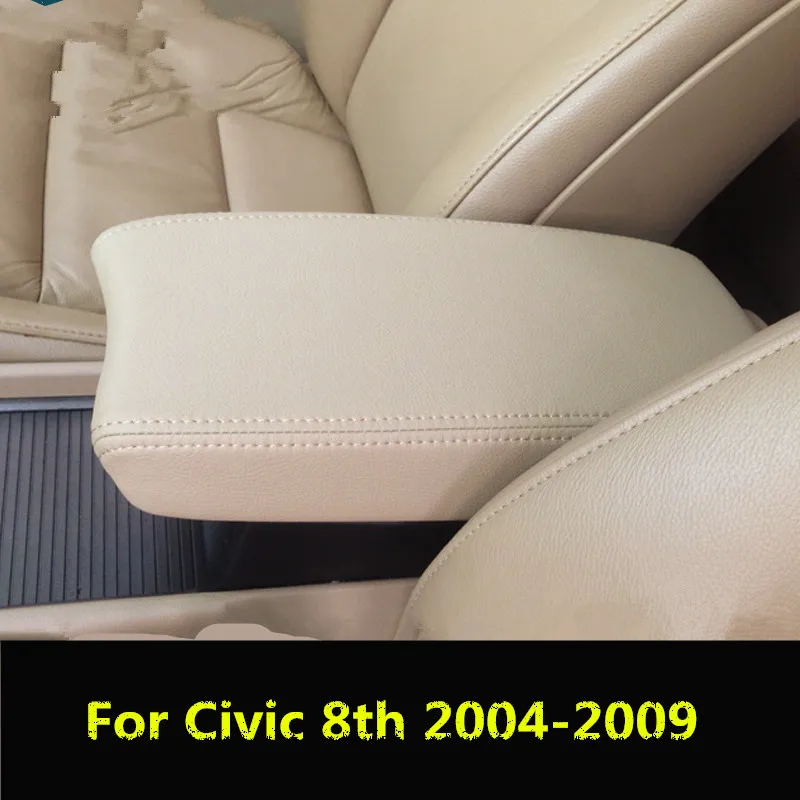 Индивидуальный декорированный микроволокно кожаный подлокотник для Honda Civic 8th 2004