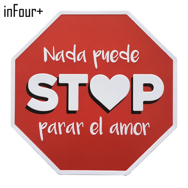 [InFour +] новая шестиугольная вывеска для гаража металлические знаки домашний