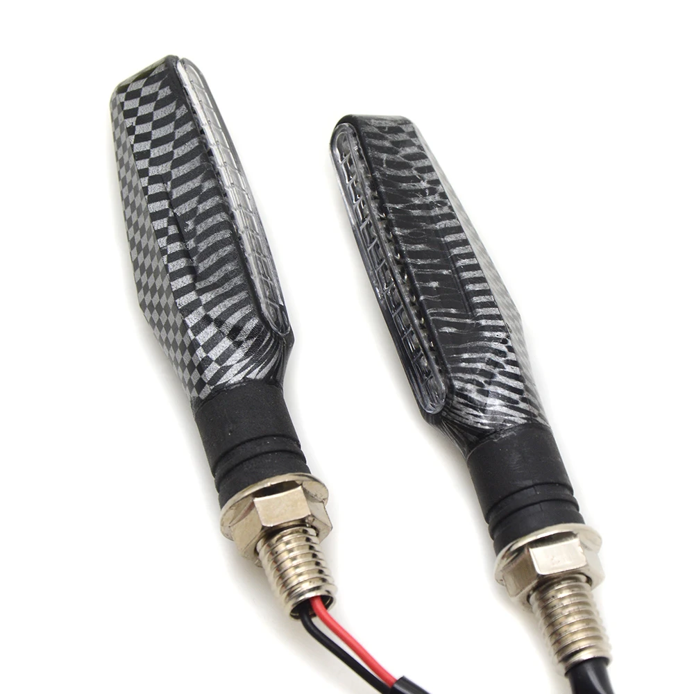 Мотоцикл поворота светильник гибкий 12 светодиодный мигающий для CBF1000 VF750S VFR750 800