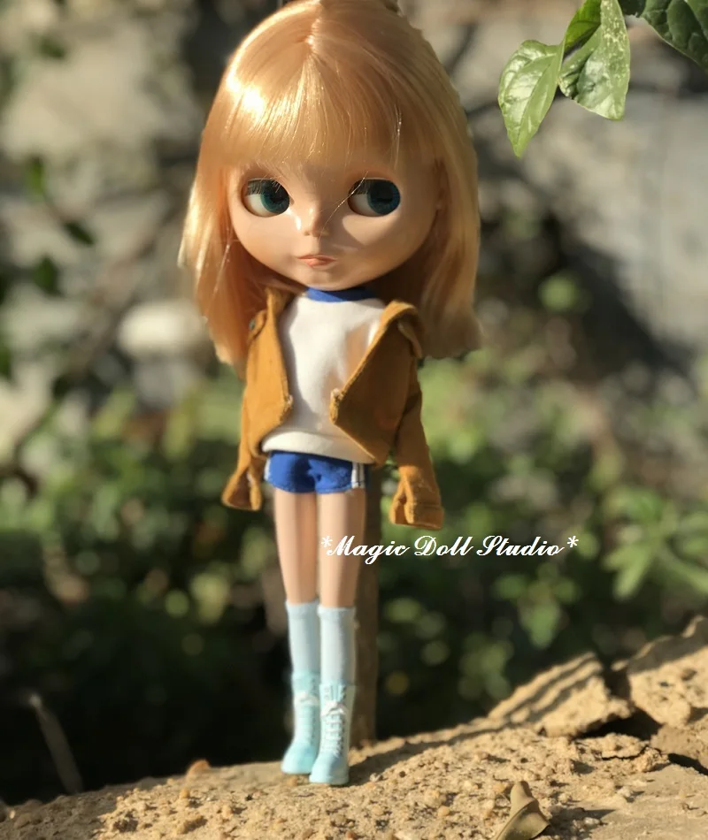 [MG598] новая обувь NeoBlythe Doll # ручная краска Macaron цвет скутер сапоги подходят для Blyth