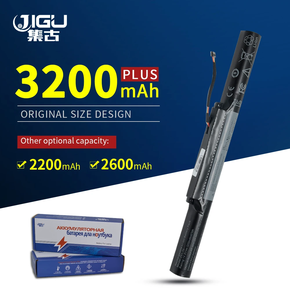 JIGU 4 ячейки 5B10H30034 L14L4A01 Аккумулятор для ноутбука LENOVO IdeaPad Y50C Z41 70 Z51 70|Аккумуляторы