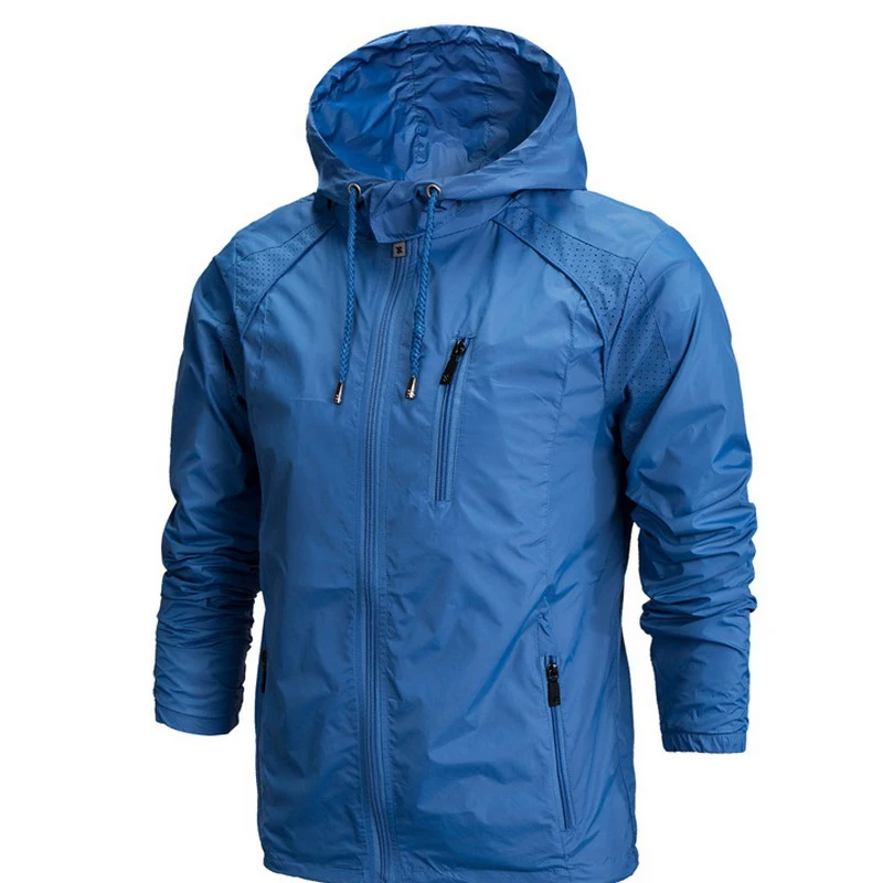 100% Полиэстер Мужская Спортивная Одежда Куртка Весна Осень Тонкий Военная