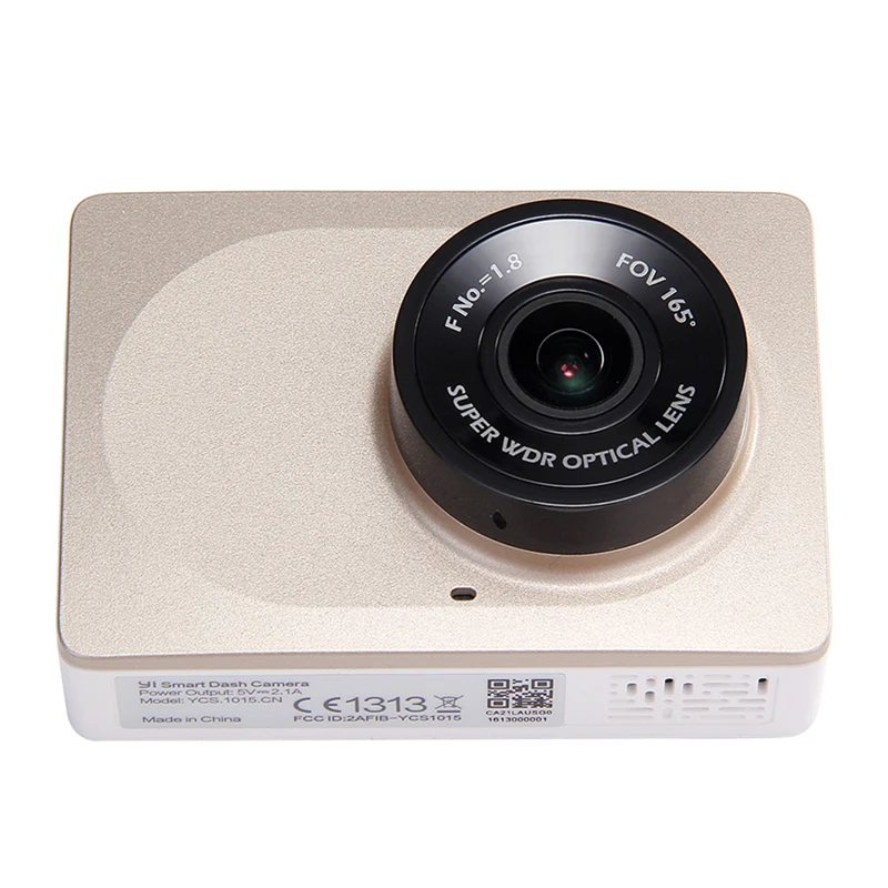 Yi DashCamera DVR международная версия WiFi 165 градусов 1080P 60fps 2 7 дюймов видеокамера для