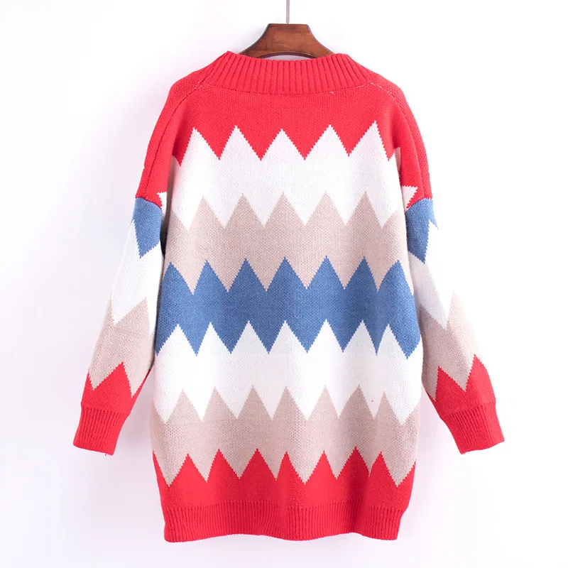 Olgitum 2019 Осень Новый корейский свежий яркий цвет соответствующие волны Кнопка