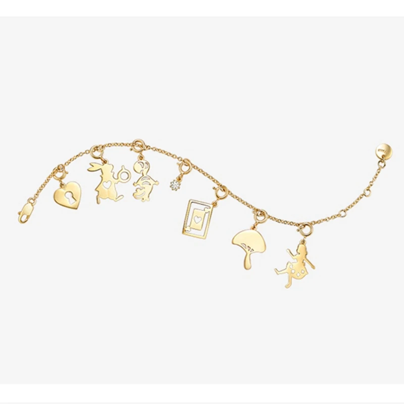 Женский браслет из серебра 925 пробы с фианитом|bracelet wedding|charm braceletwomen charm bracelet |