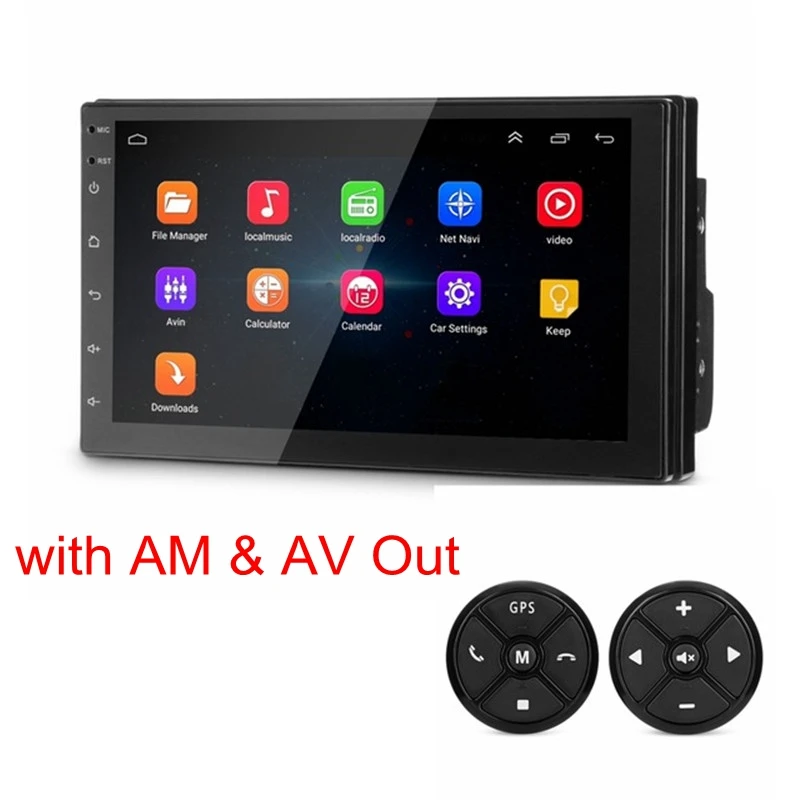 9218 4key control Универсальный gps навигатор WiFi Автомобильный MP5 плеер для VW Toyota Android USB аудио радио мультимедийные плееры Bluetooth FM AM TPMS DVR - Цвет: 9218 4key control