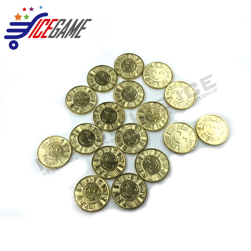 Пользовательский игровой автомат жетон стирка монеты аркадный торговый