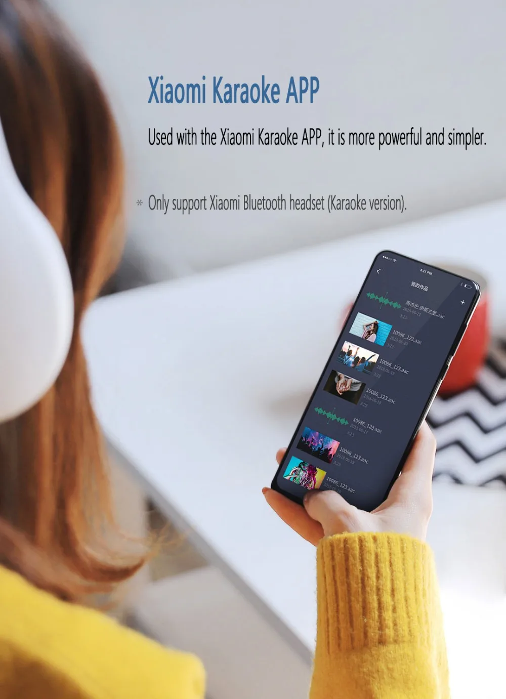Сяо mi гарнитура Bluetooth караоке наушники Version модные mi Беспроводной/Проводная bluetooth-гарнитура С микрофоном