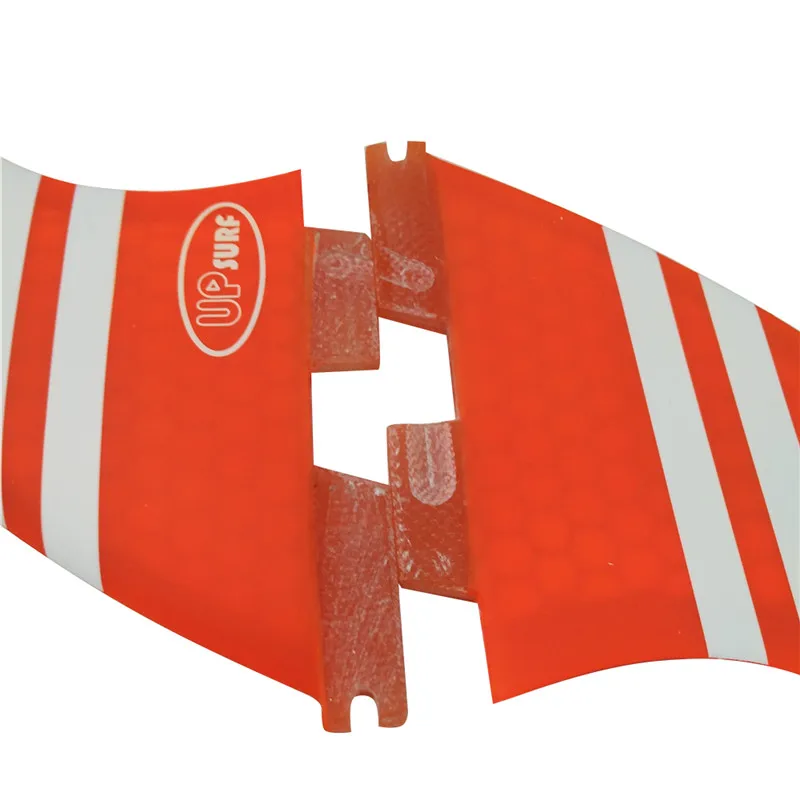 Двойные планшеты плавник для доски серфинга 2 ласты оранжевые плавники