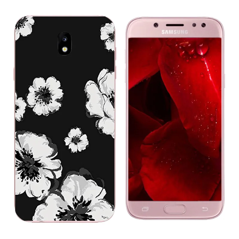 for Samsung Galaxy J5 2017 Case J530 Billow Printing Shell Phone Cases J530F Cover TPU Silicone Fundas Coque |