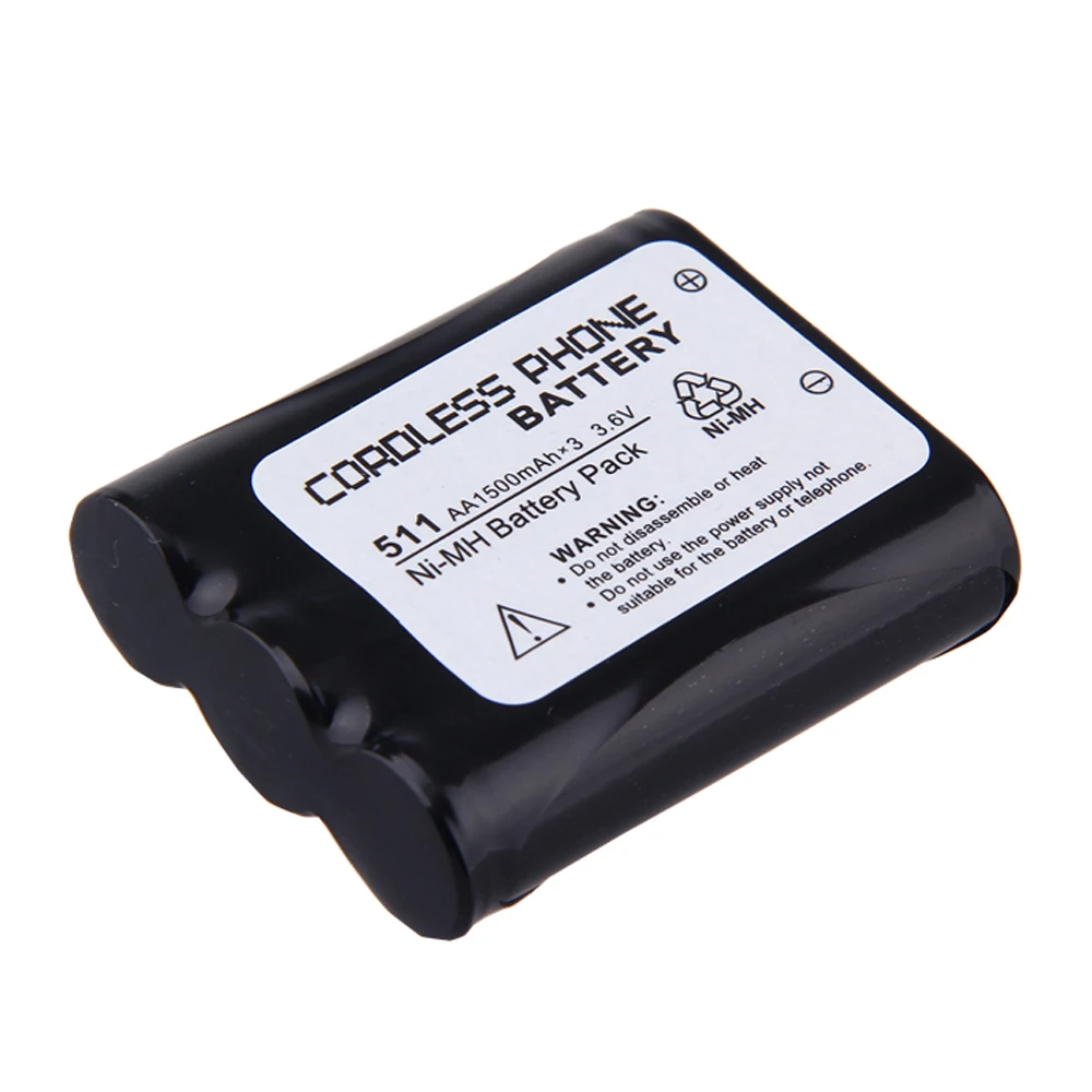 Laipuduo 2pcs 3.6V 1500mAh Ni-MH Cordless Phone Rechargeable Battery for Panasonic P511 PP511 P-P511A | Электроника