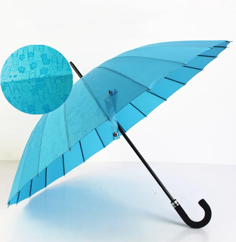 Зонт с длинной ручкой 24 К чистый цвет волшебная смена Цветов Экстра большой