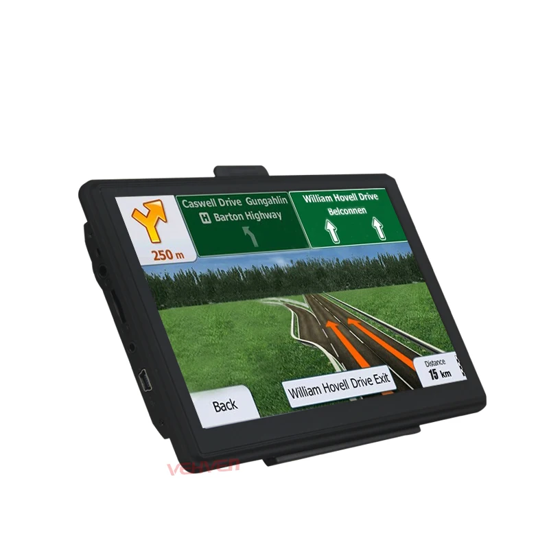 7 дюймов gps навигация емкостный экран Bluetooth AVIN 256 Мб 8 Гб FM Navitel Европа Sat nav грузовик