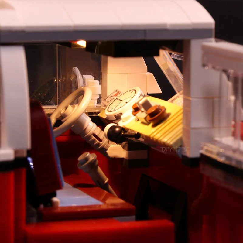 

Led Light Set For Lego 10220 Compatible 21001 Creator Volkswagen T1 Camper Van Building Blocks Bricks Toy(LED light+Battery box)