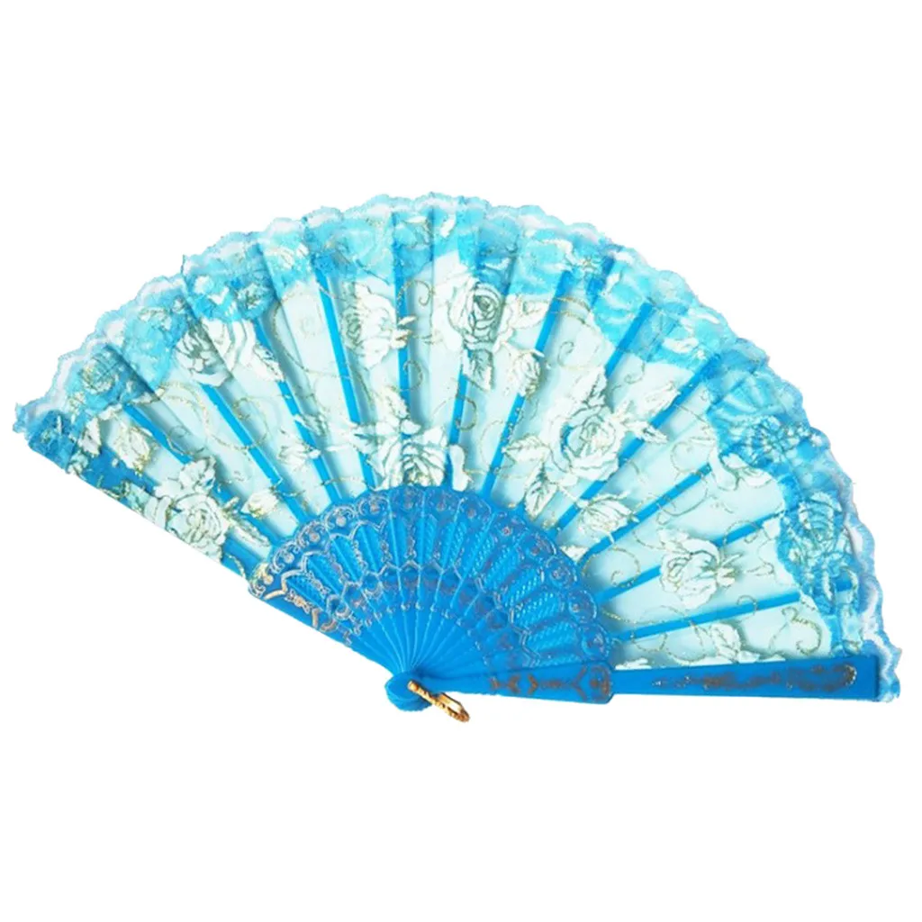 A Handheld Fans Folding Fans Bamboo Fans Women's Hollowed Bamboo Hand Holding Summer Held Fan Home Improvement - Цвет: A