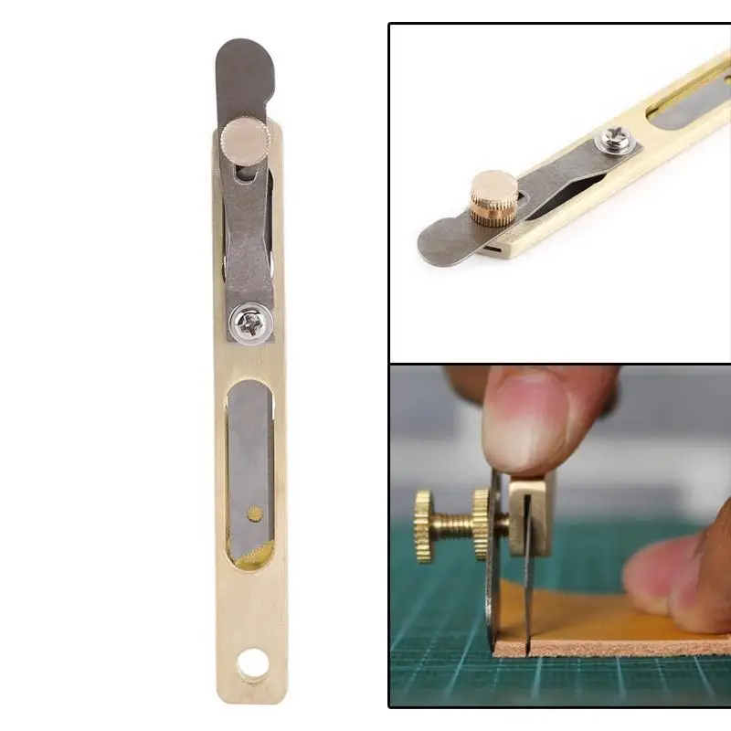 Горячая Кожа ремесло DIY нож для резки меди обрезки с лезвием кожа режущий