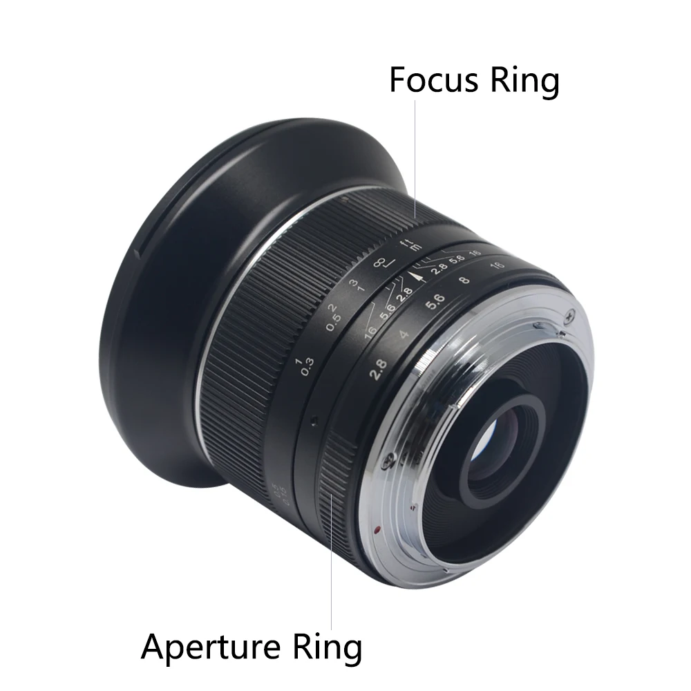 Mcoplus 12 мм f/2 8 Руководство ультра широкоугольный объектив APS C для Canon EOS EF M