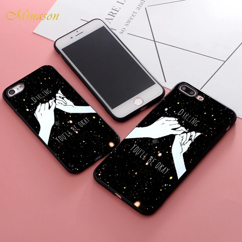 Модный мягкий силиконовый чехол BFF с абстрактными линиями для телефона iPhone X 5 5S XR