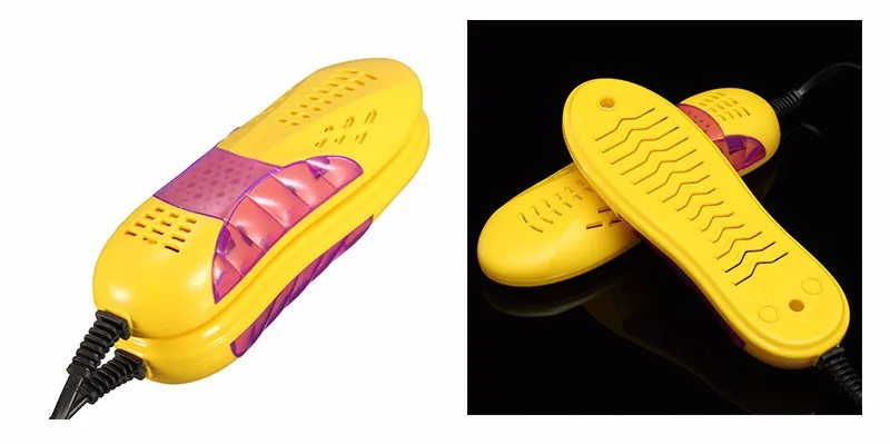 Shoe Dryer Foot Protector Boot Odor Deodorant 220V 10W EU Plug Race Car Shape Voilet Light Dehumidify Device Shoes Drier Heater
