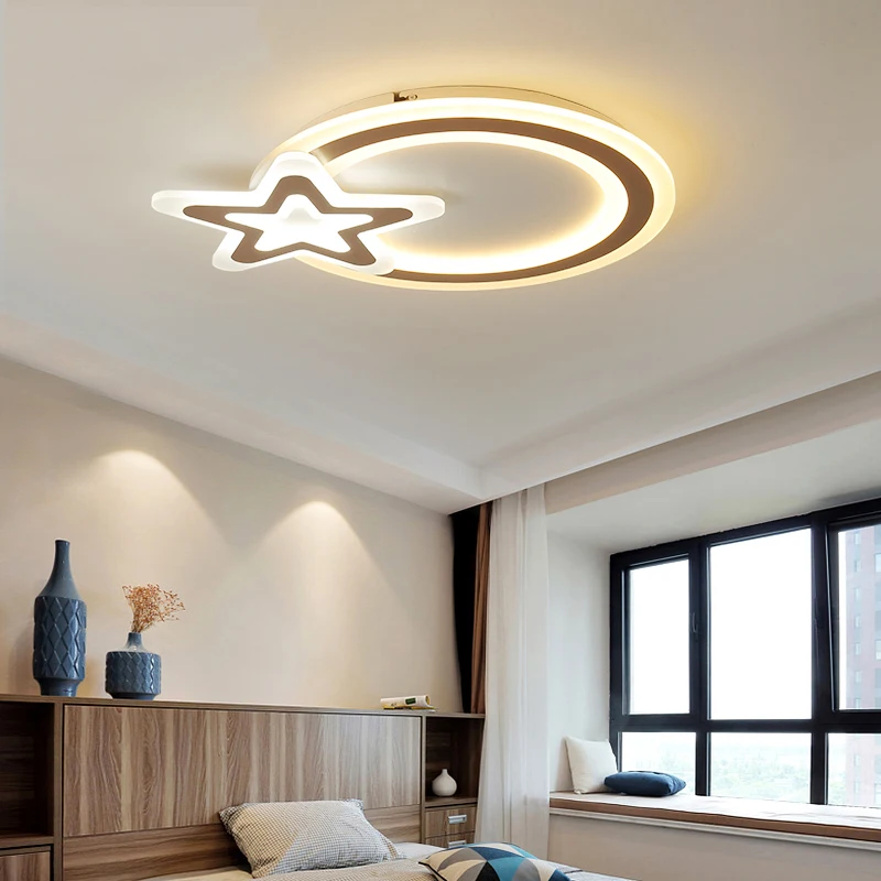 Потолочная люстра белого цвета светодиодная 85-265 в перем. Тока | Лампы и освещение