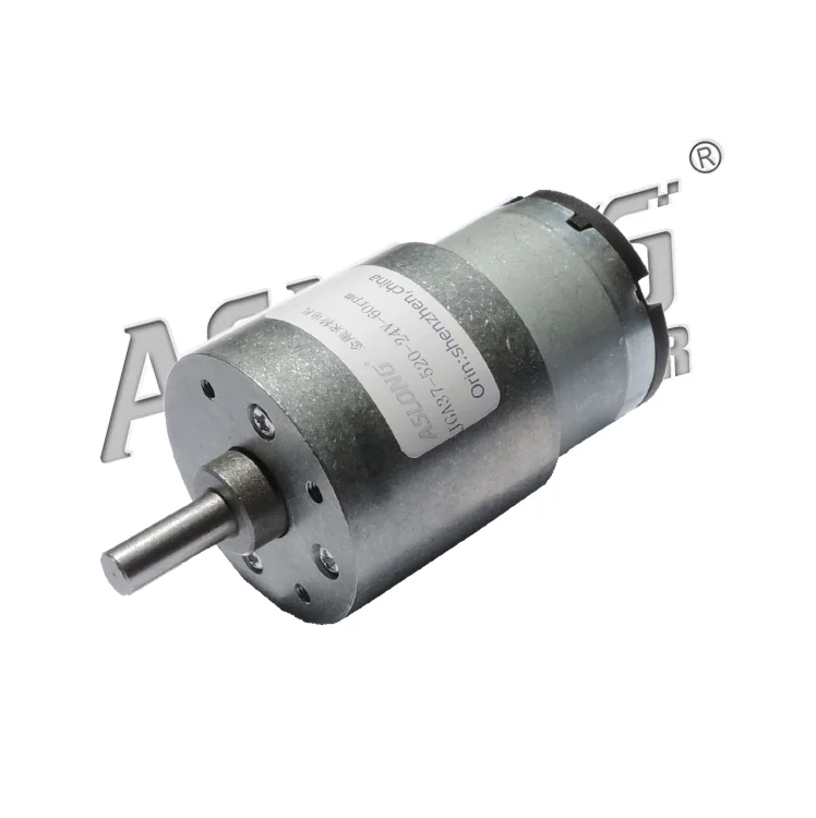 JGA37 520 DC 12V 24V торможение мотор центр оси 14RPM 400RPM|motor motor|motor 12v 24vdc motor 24v |
