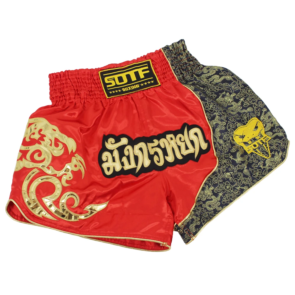 

MMA boxing sports fitness Tiger Muay Thai personality breathable boxing shorts fist pants running fights cheap mma shorts sanda