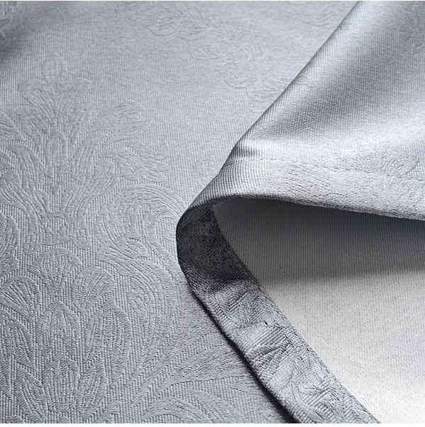 Gray Cloth Современные высокоточные занавески с тиснением кофейного цвета затемненные занавески s для гостиной Тюль занавеска для спальни занавеска до пола T1214 - Цвет: Gray Cloth