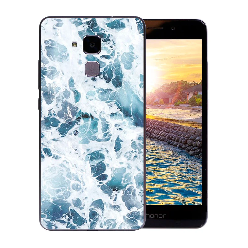 5 2-дюймовый чехол для телефона Huawei Honor 5C гелевый прозрачный мягкий силиконовый 7